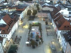 Archiv Foto Webcam Deggendorf mit Blick auf den oberen Stadtplatz