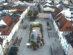 Archiv Foto Webcam Deggendorf mit Blick auf den oberen Stadtplatz