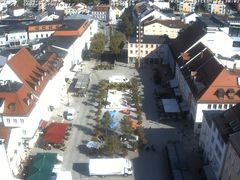 Archiv Foto Webcam Deggendorf mit Blick auf den oberen Stadtplatz