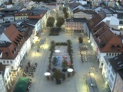 Archiv Foto Webcam Deggendorf mit Blick auf den oberen Stadtplatz