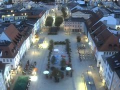 Archiv Foto Webcam Deggendorf mit Blick auf den oberen Stadtplatz