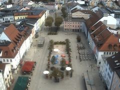Archiv Foto Webcam Deggendorf mit Blick auf den oberen Stadtplatz