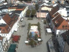 Archiv Foto Webcam Deggendorf mit Blick auf den oberen Stadtplatz