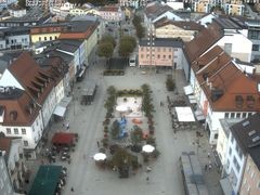 Archiv Foto Webcam Deggendorf mit Blick auf den oberen Stadtplatz