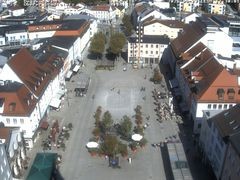Archiv Foto Webcam Deggendorf mit Blick auf den oberen Stadtplatz