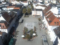 Archiv Foto Webcam Deggendorf mit Blick auf den oberen Stadtplatz
