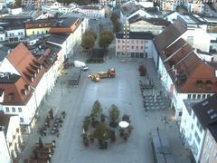 Archiv Foto Webcam Deggendorf mit Blick auf den oberen Stadtplatz