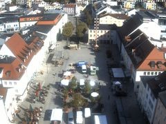 Archiv Foto Webcam Deggendorf mit Blick auf den oberen Stadtplatz