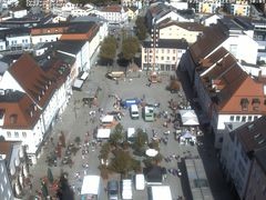 Archiv Foto Webcam Deggendorf mit Blick auf den oberen Stadtplatz