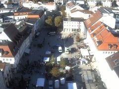 Archiv Foto Webcam Deggendorf mit Blick auf den oberen Stadtplatz