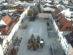 Archiv Foto Webcam Deggendorf mit Blick auf den oberen Stadtplatz