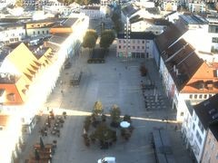Archiv Foto Webcam Deggendorf mit Blick auf den oberen Stadtplatz