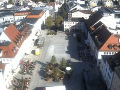 Archiv Foto Webcam Deggendorf mit Blick auf den oberen Stadtplatz