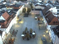 Archiv Foto Webcam Deggendorf mit Blick auf den oberen Stadtplatz