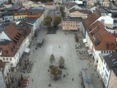 Archiv Foto Webcam Deggendorf mit Blick auf den oberen Stadtplatz