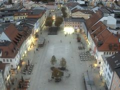 Archiv Foto Webcam Deggendorf mit Blick auf den oberen Stadtplatz