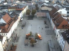 Archiv Foto Webcam Deggendorf mit Blick auf den oberen Stadtplatz