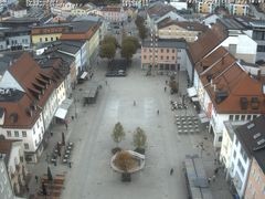 Archiv Foto Webcam Deggendorf mit Blick auf den oberen Stadtplatz