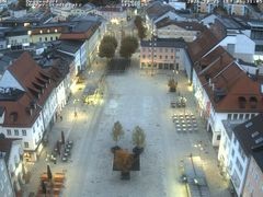 Archiv Foto Webcam Deggendorf mit Blick auf den oberen Stadtplatz