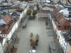 Archiv Foto Webcam Deggendorf mit Blick auf den oberen Stadtplatz
