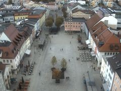 Archiv Foto Webcam Deggendorf mit Blick auf den oberen Stadtplatz