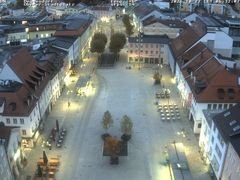 Archiv Foto Webcam Deggendorf mit Blick auf den oberen Stadtplatz