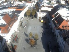 Archiv Foto Webcam Deggendorf mit Blick auf den oberen Stadtplatz