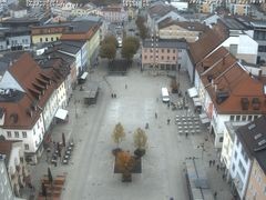 Archiv Foto Webcam Deggendorf mit Blick auf den oberen Stadtplatz