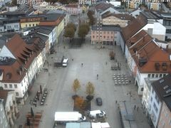 Archiv Foto Webcam Deggendorf mit Blick auf den oberen Stadtplatz