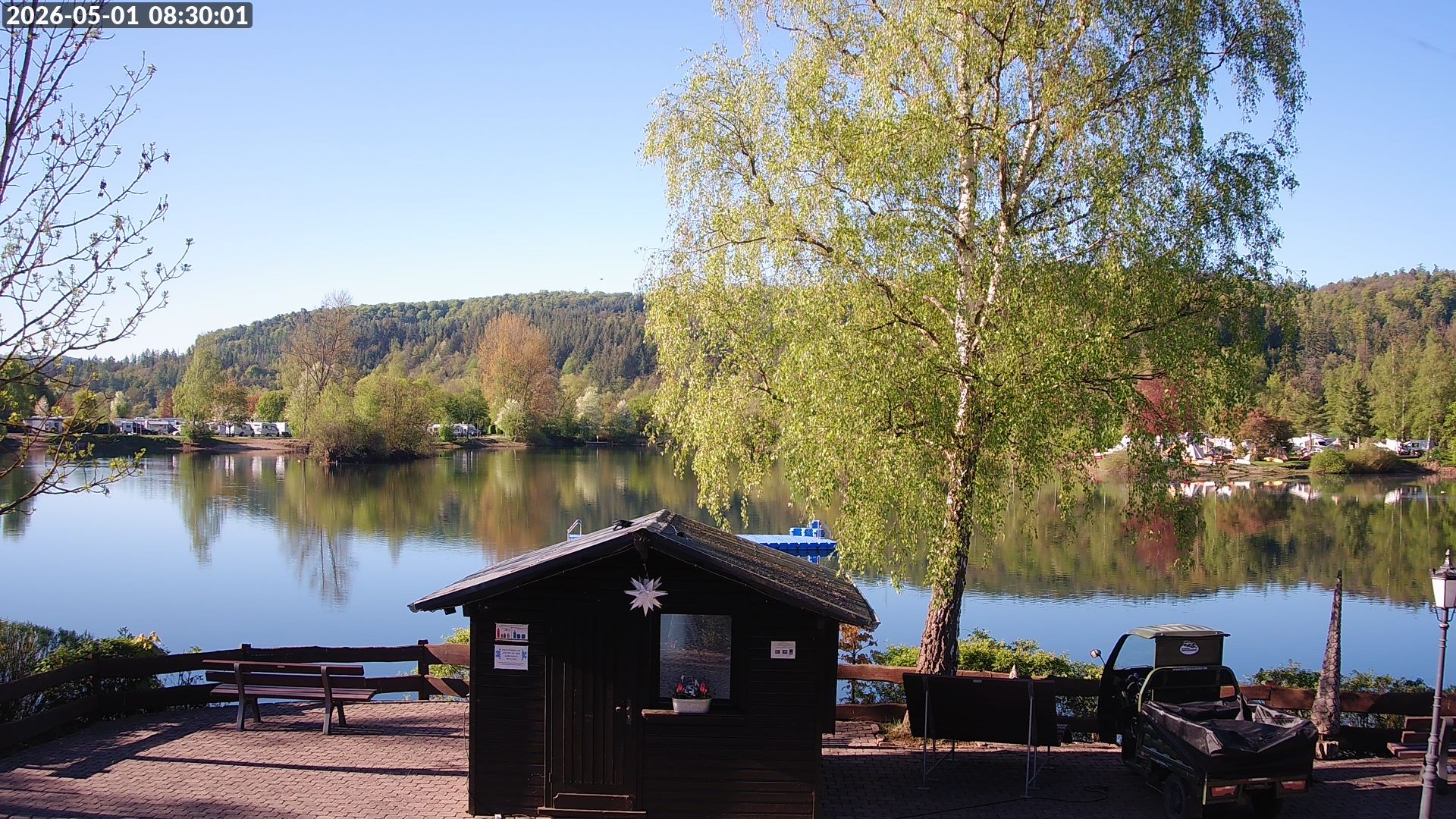 Archiv Foto Webcam Edersee: Campingpark Teichmann