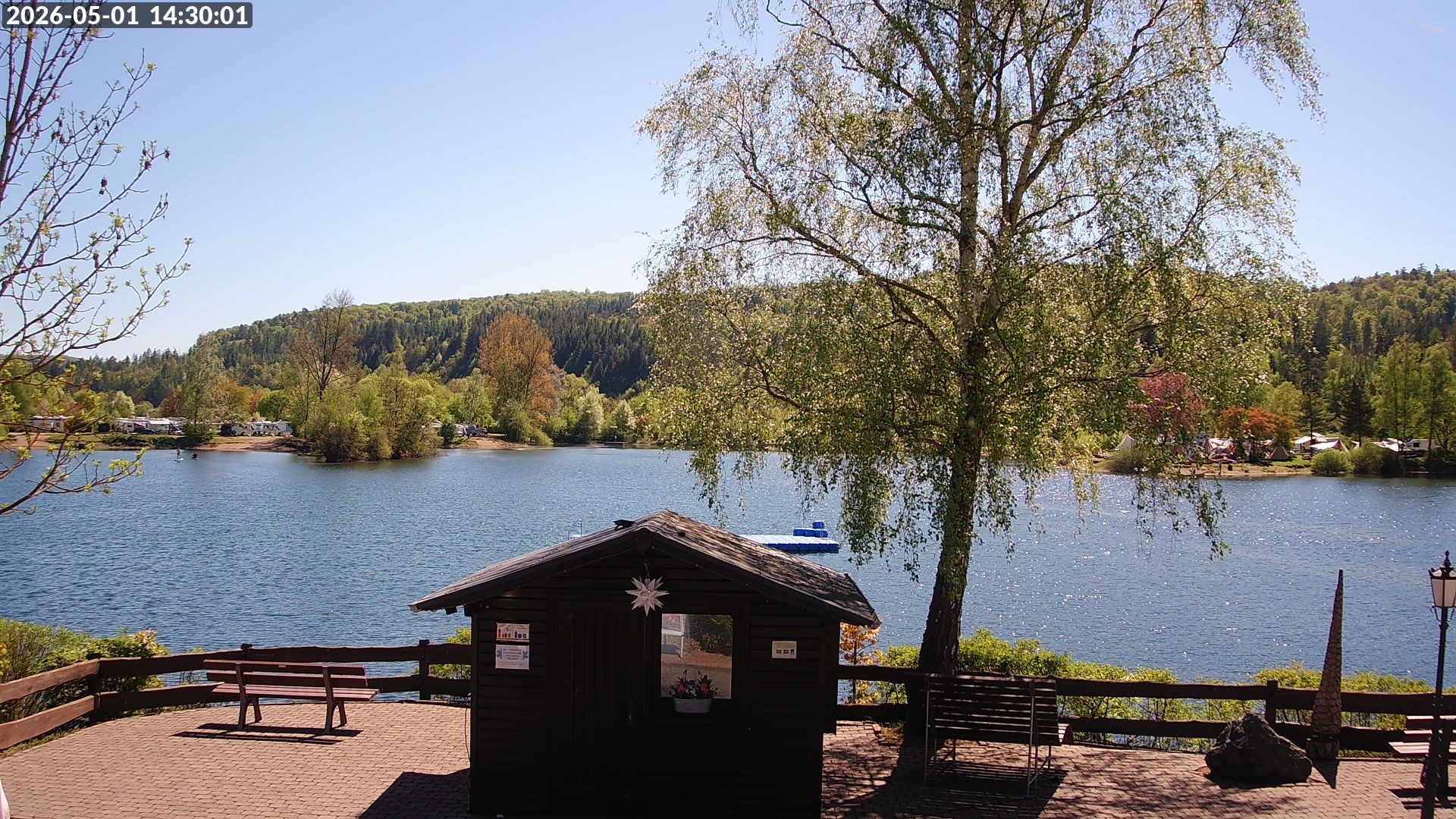 Archiv Foto Webcam Edersee: Campingpark Teichmann