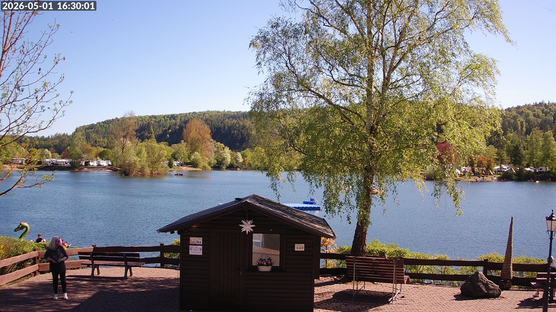 Archiv Foto Webcam Edersee: Campingpark Teichmann