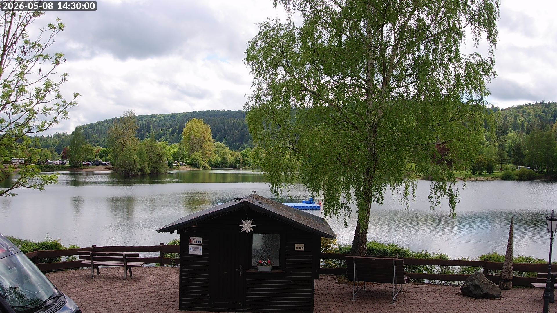 Archiv Foto Webcam Edersee: Campingpark Teichmann
