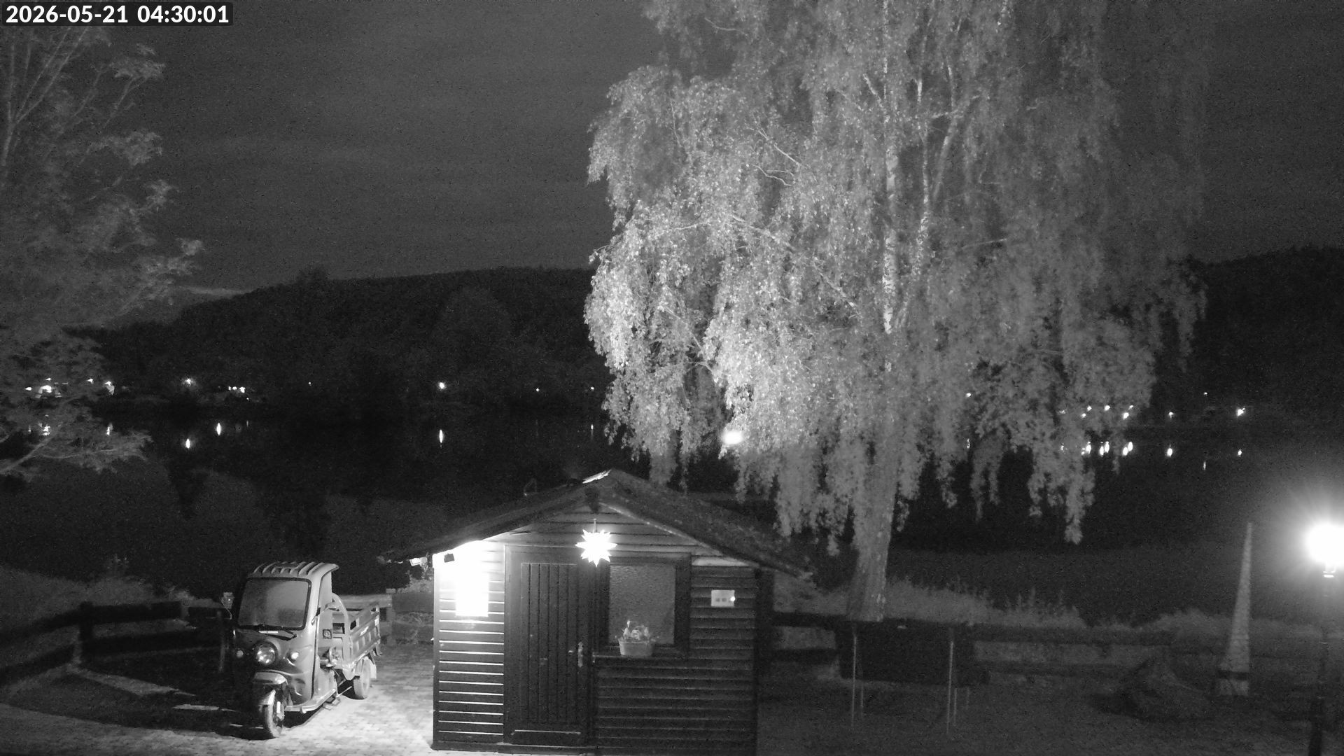 Archived image Webcam Lake Edersee: Camping Park Teichmann