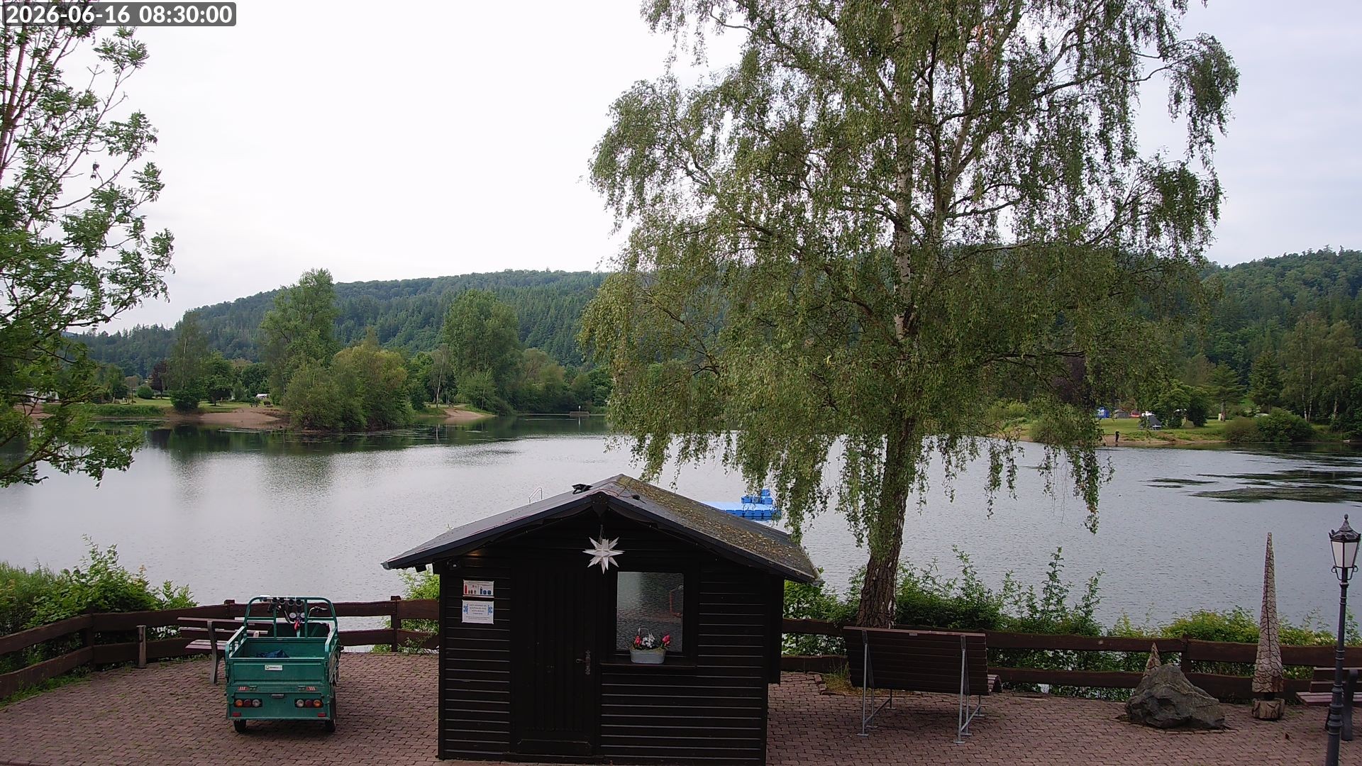 Archiv Foto Webcam Edersee: Campingpark Teichmann