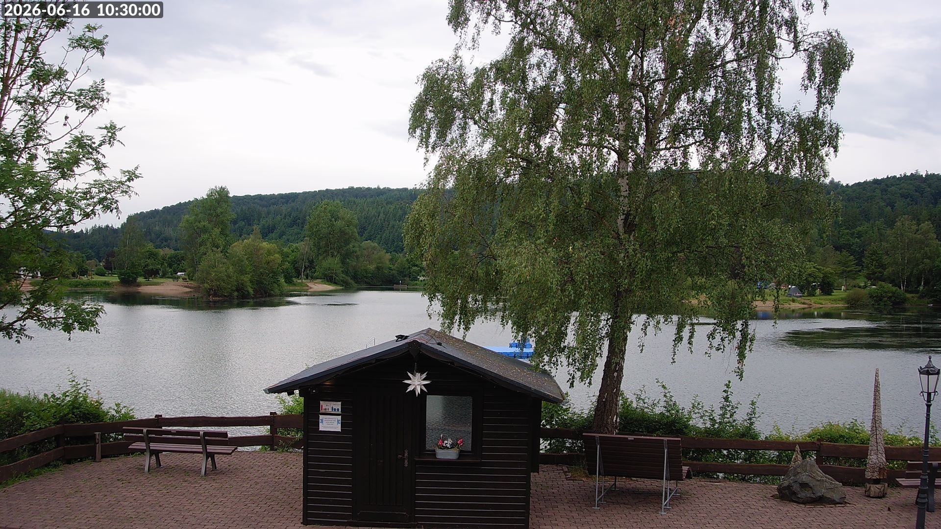 Archiv Foto Webcam Edersee: Campingpark Teichmann