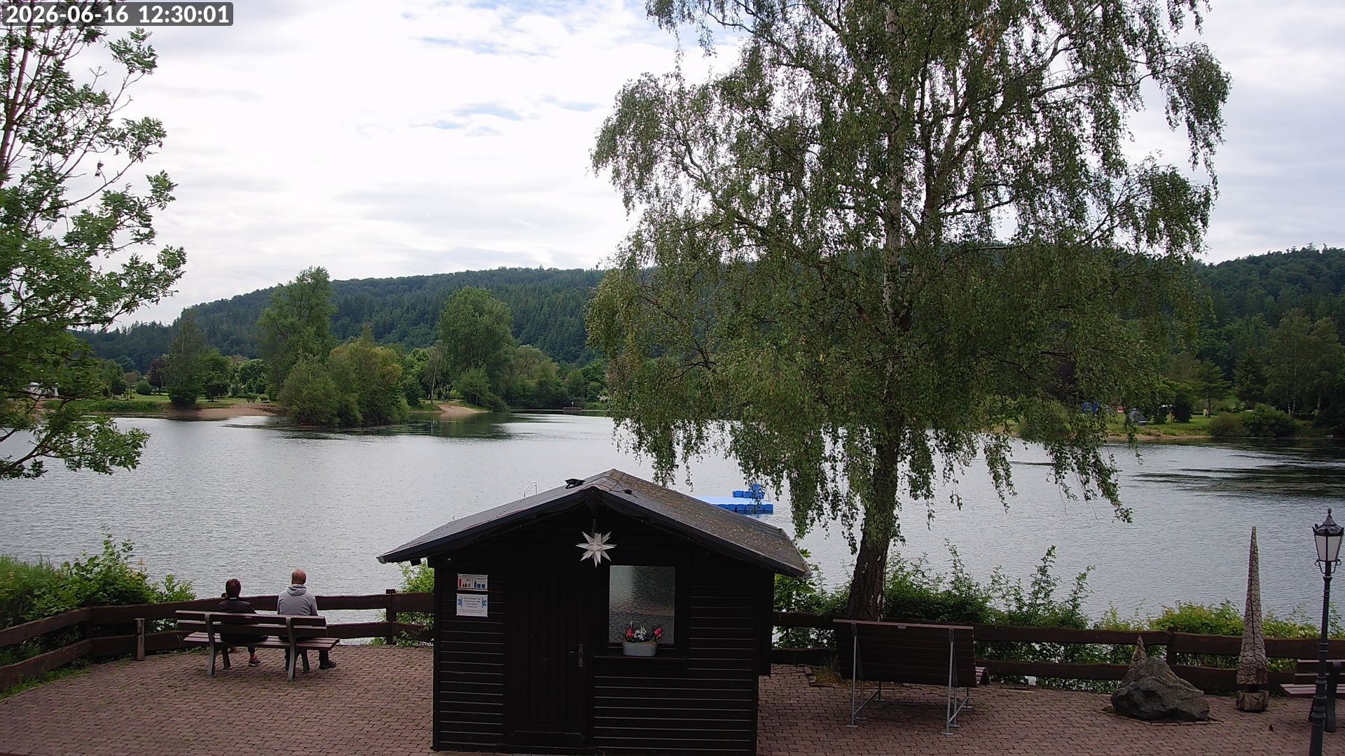 Archiv Foto Webcam Edersee: Campingpark Teichmann