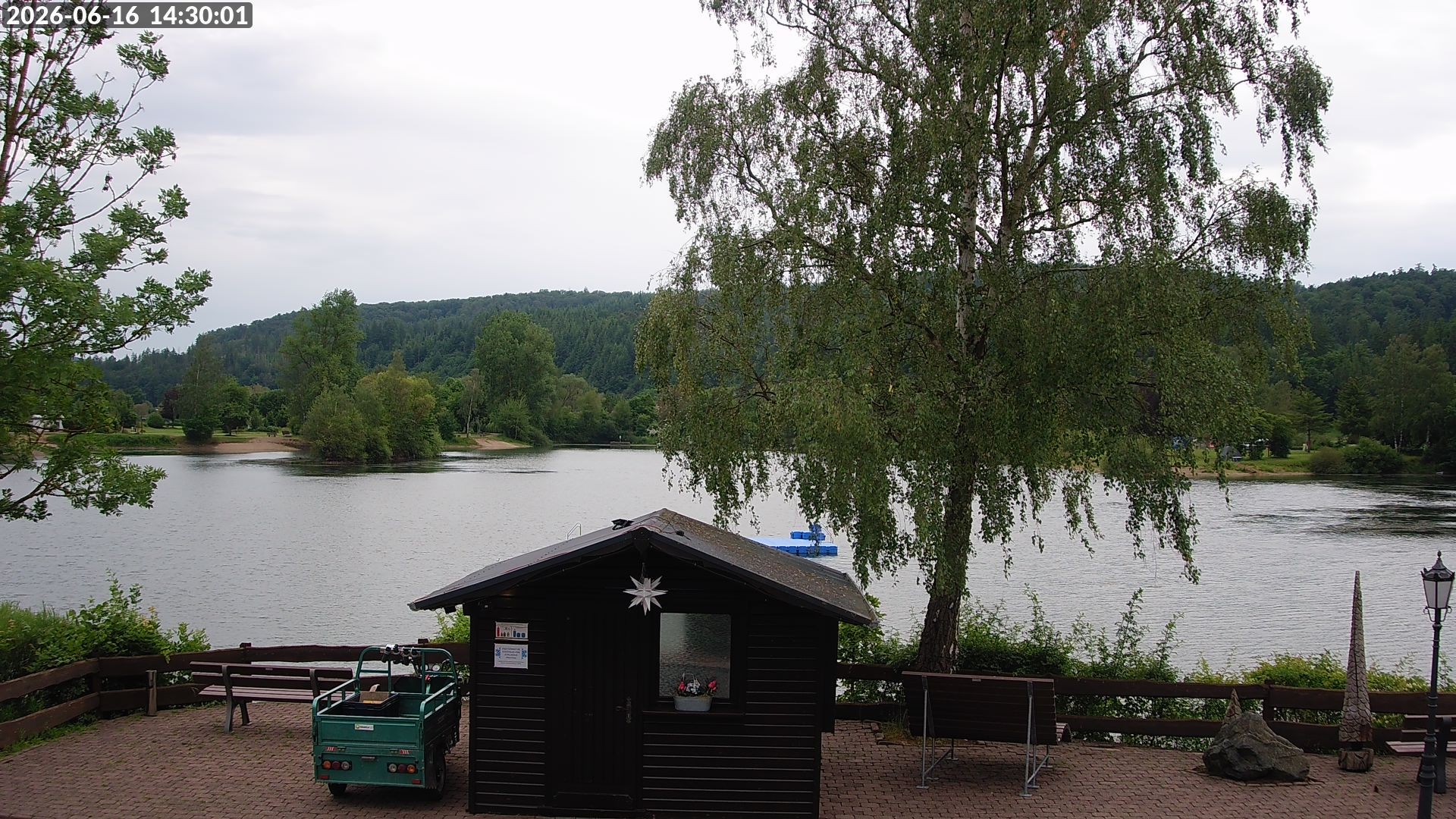 Archiv Foto Webcam Edersee: Campingpark Teichmann
