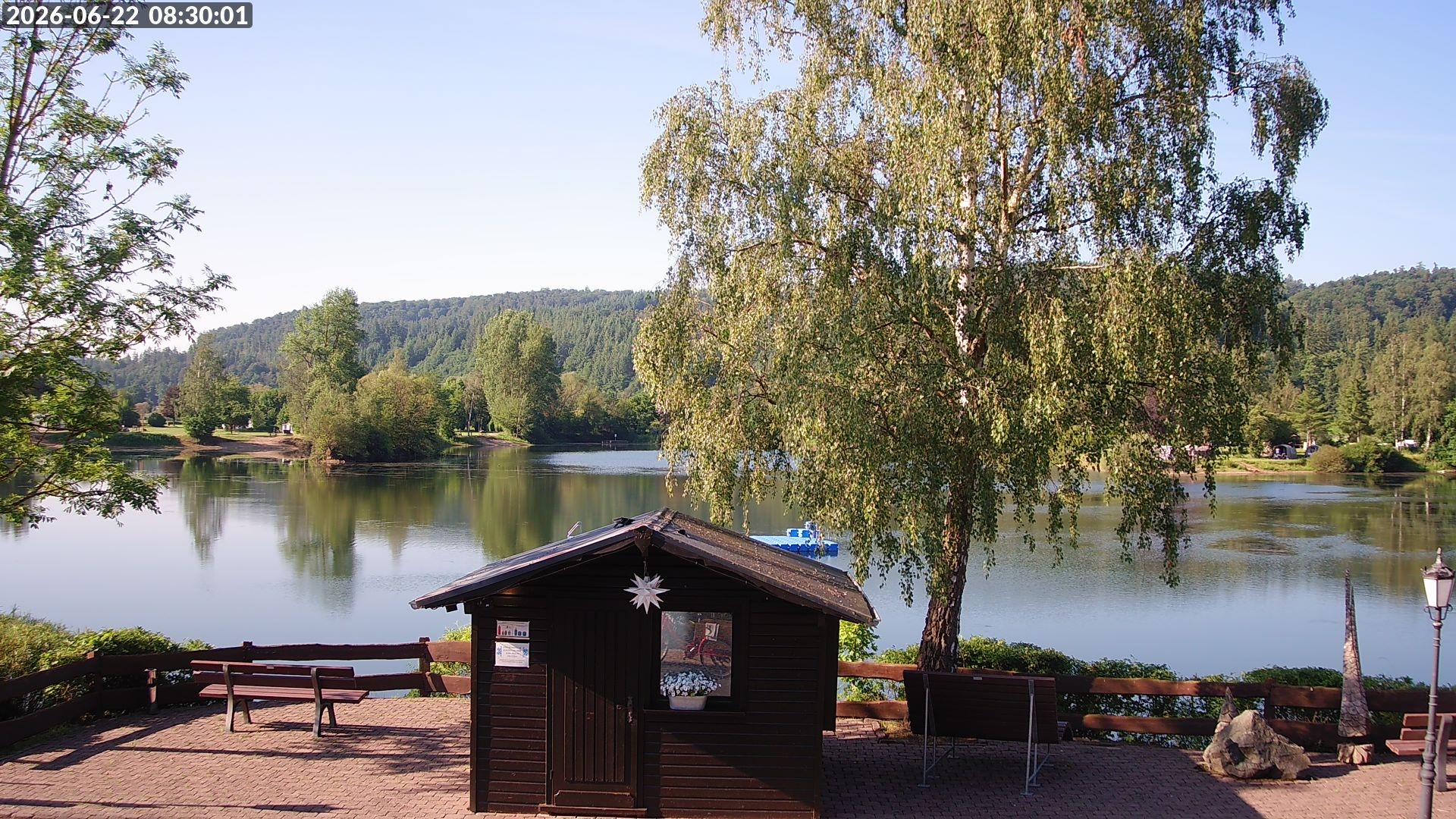 Archiv Foto Webcam Edersee: Campingpark Teichmann