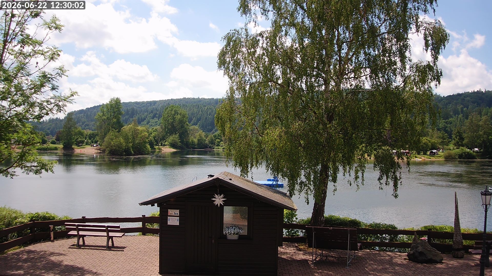 Archiv Foto Webcam Edersee: Campingpark Teichmann