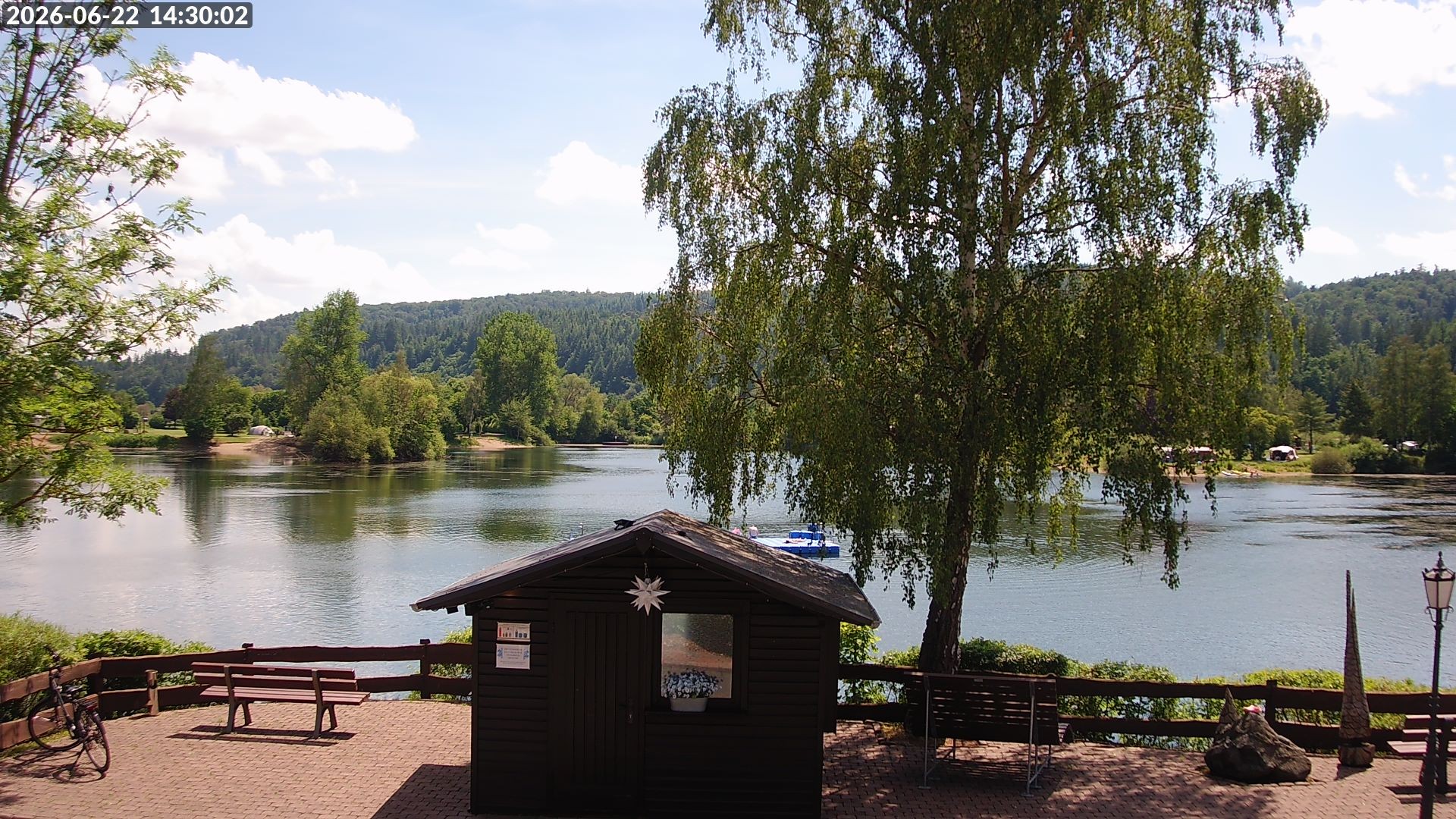 Archiv Foto Webcam Edersee: Campingpark Teichmann