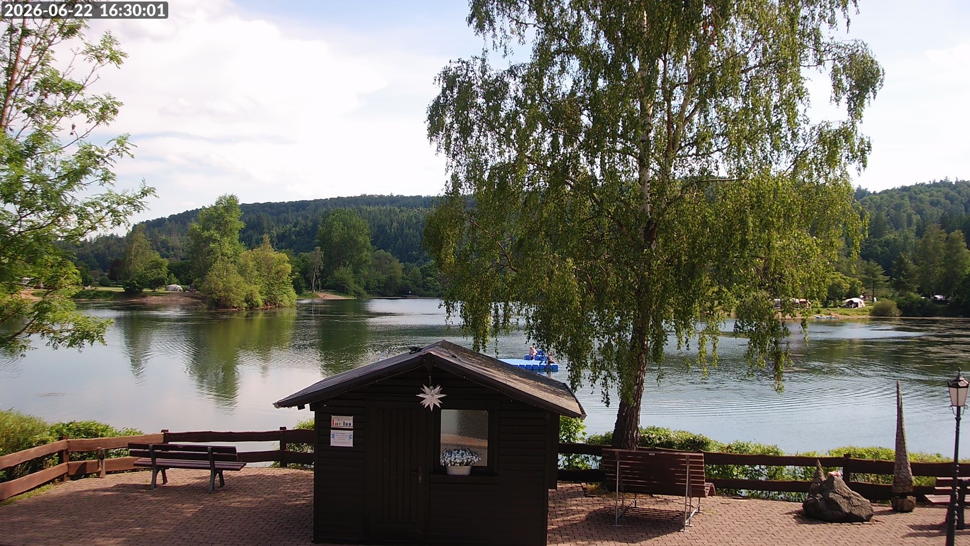 Archiv Foto Webcam Edersee: Campingpark Teichmann