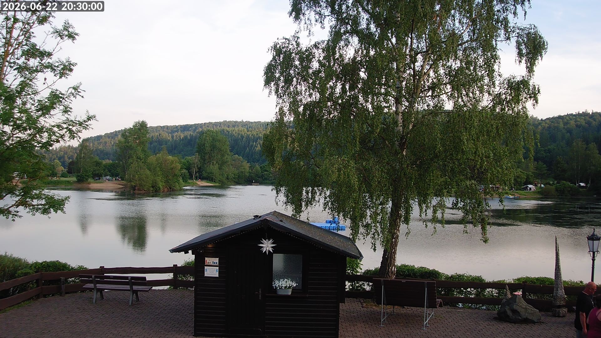 Archiv Foto Webcam Edersee: Campingpark Teichmann