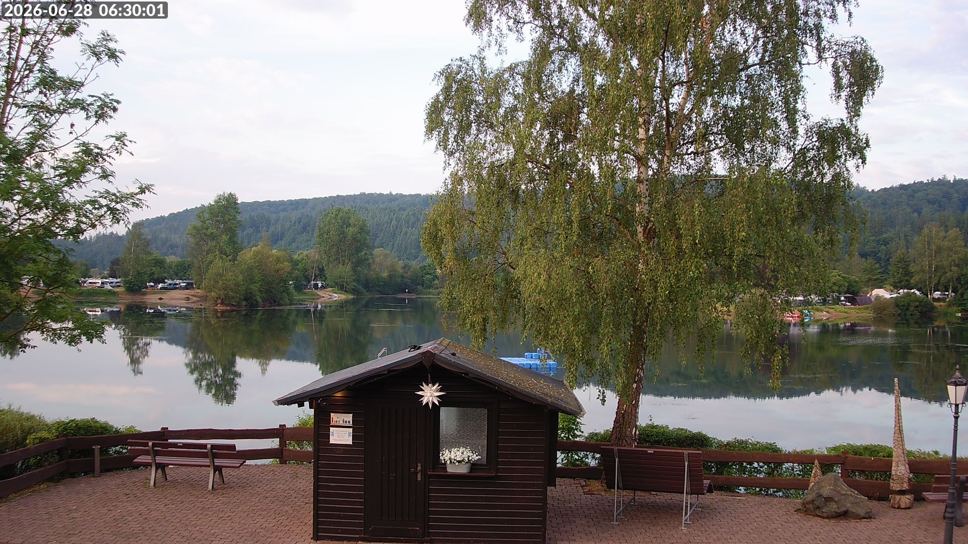 Archiv Foto Webcam Edersee: Campingpark Teichmann