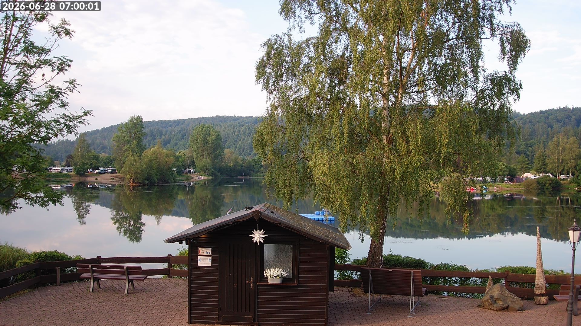 Archiv Foto Webcam Edersee: Campingpark Teichmann