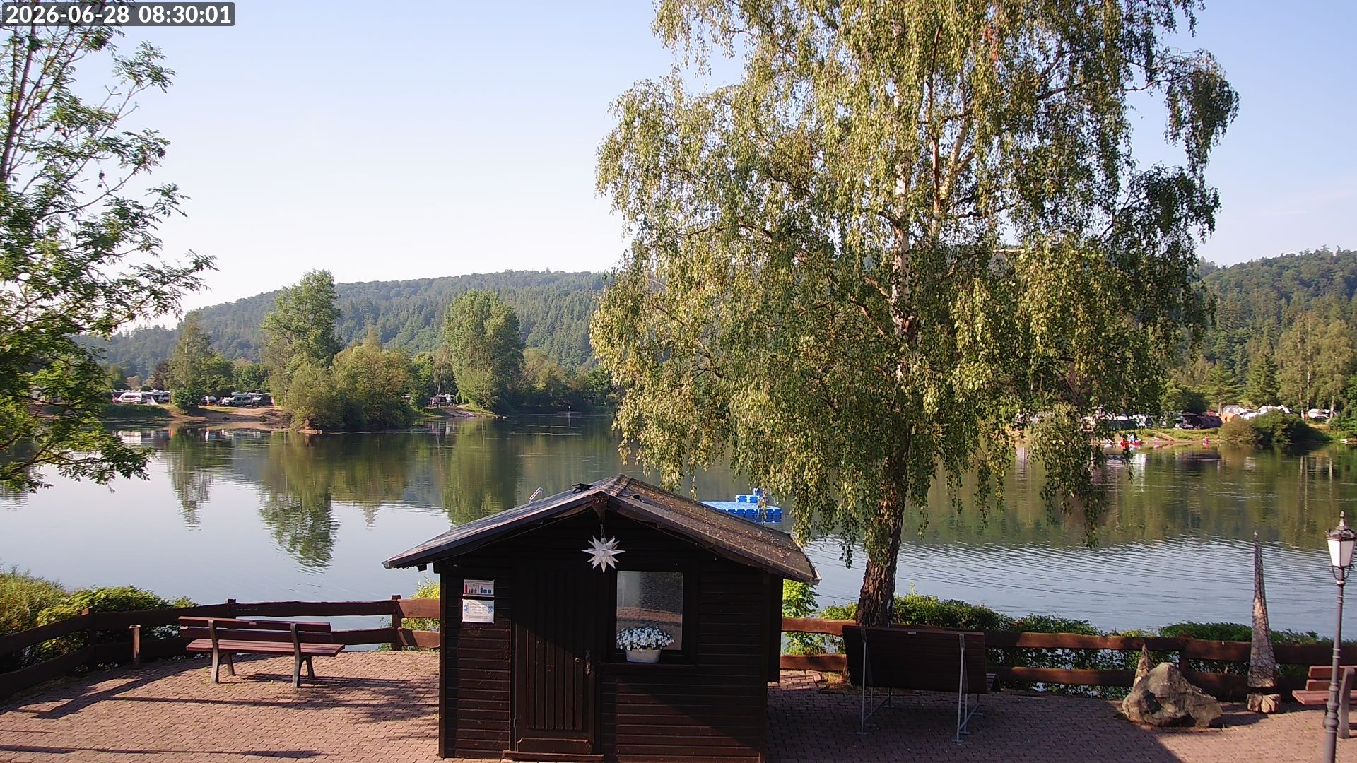Archiv Foto Webcam Edersee: Campingpark Teichmann