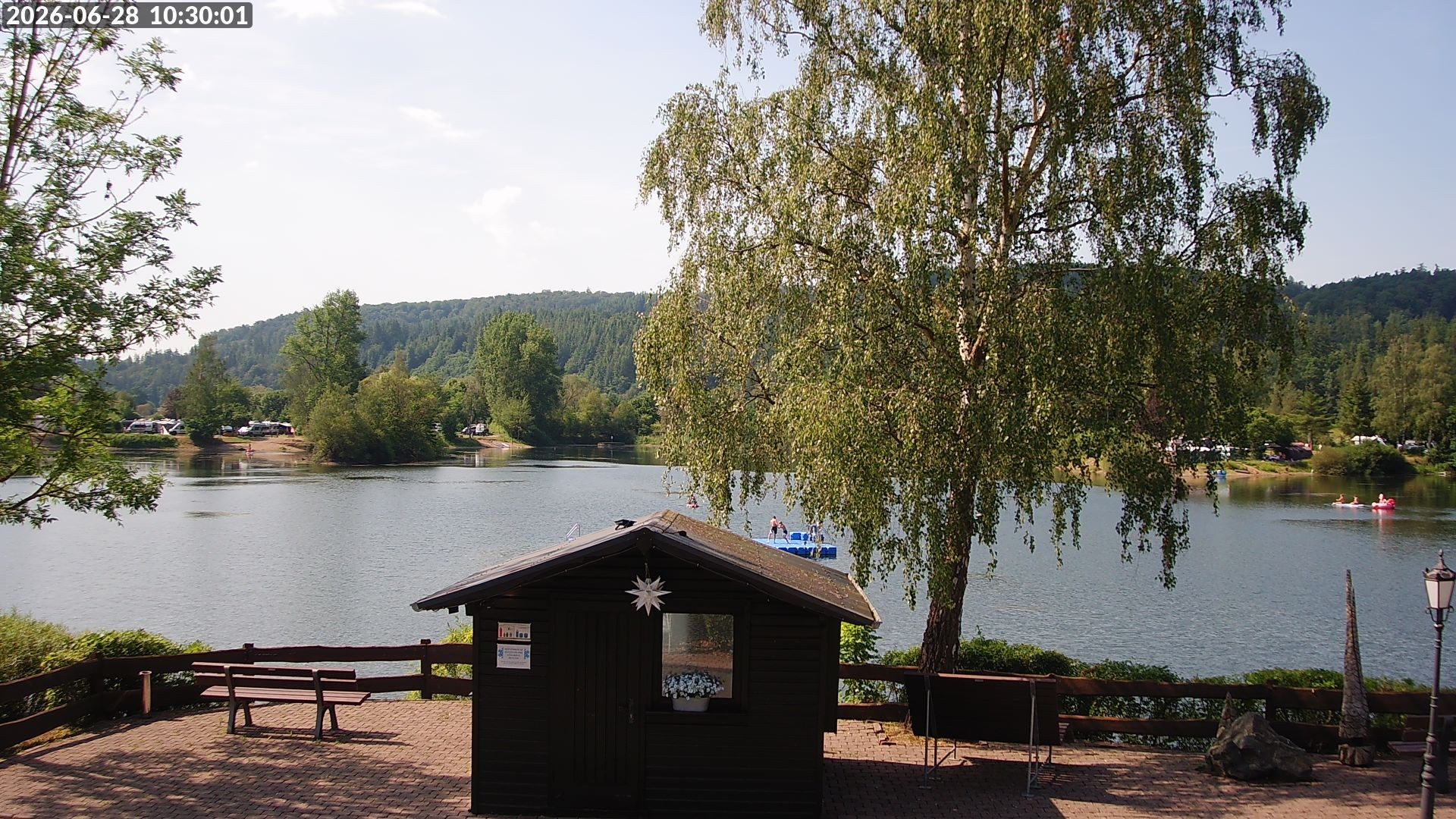 Archiv Foto Webcam Edersee: Campingpark Teichmann