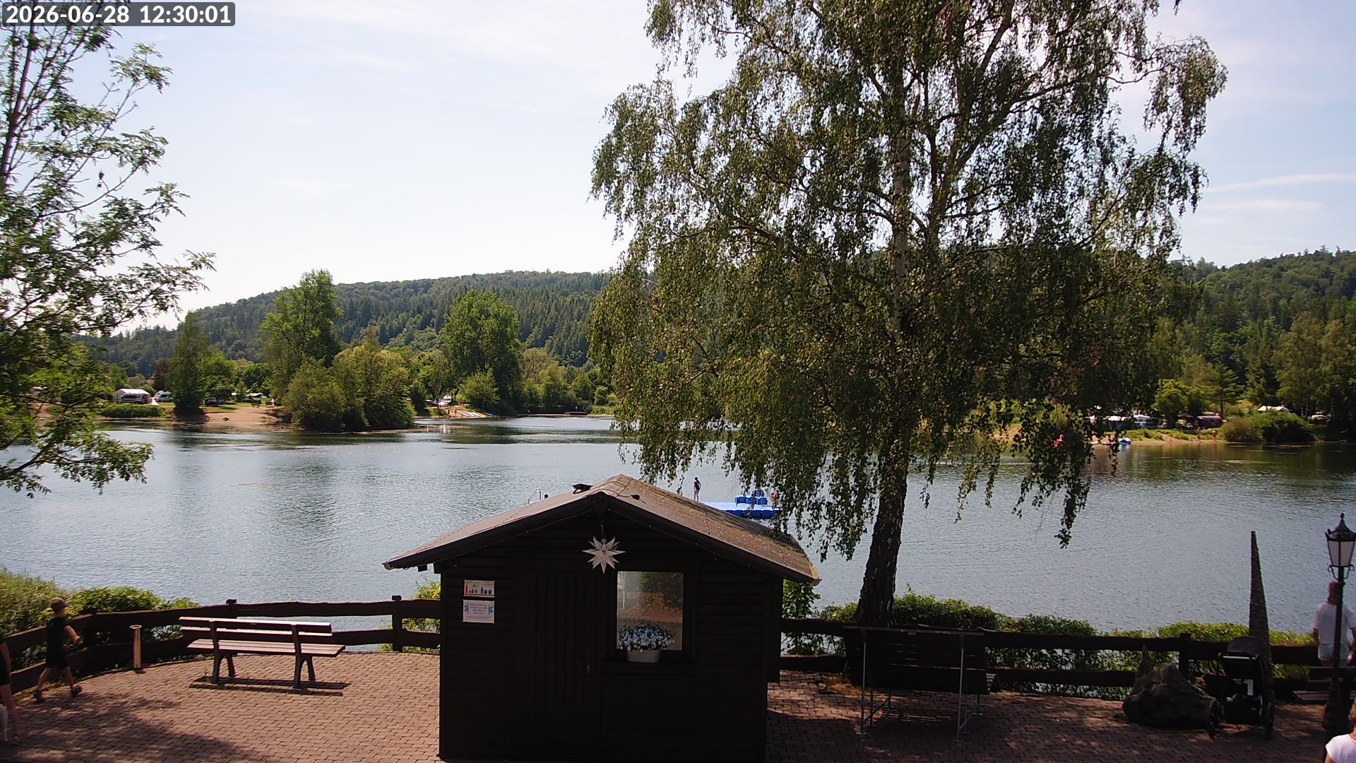 Archiv Foto Webcam Edersee: Campingpark Teichmann