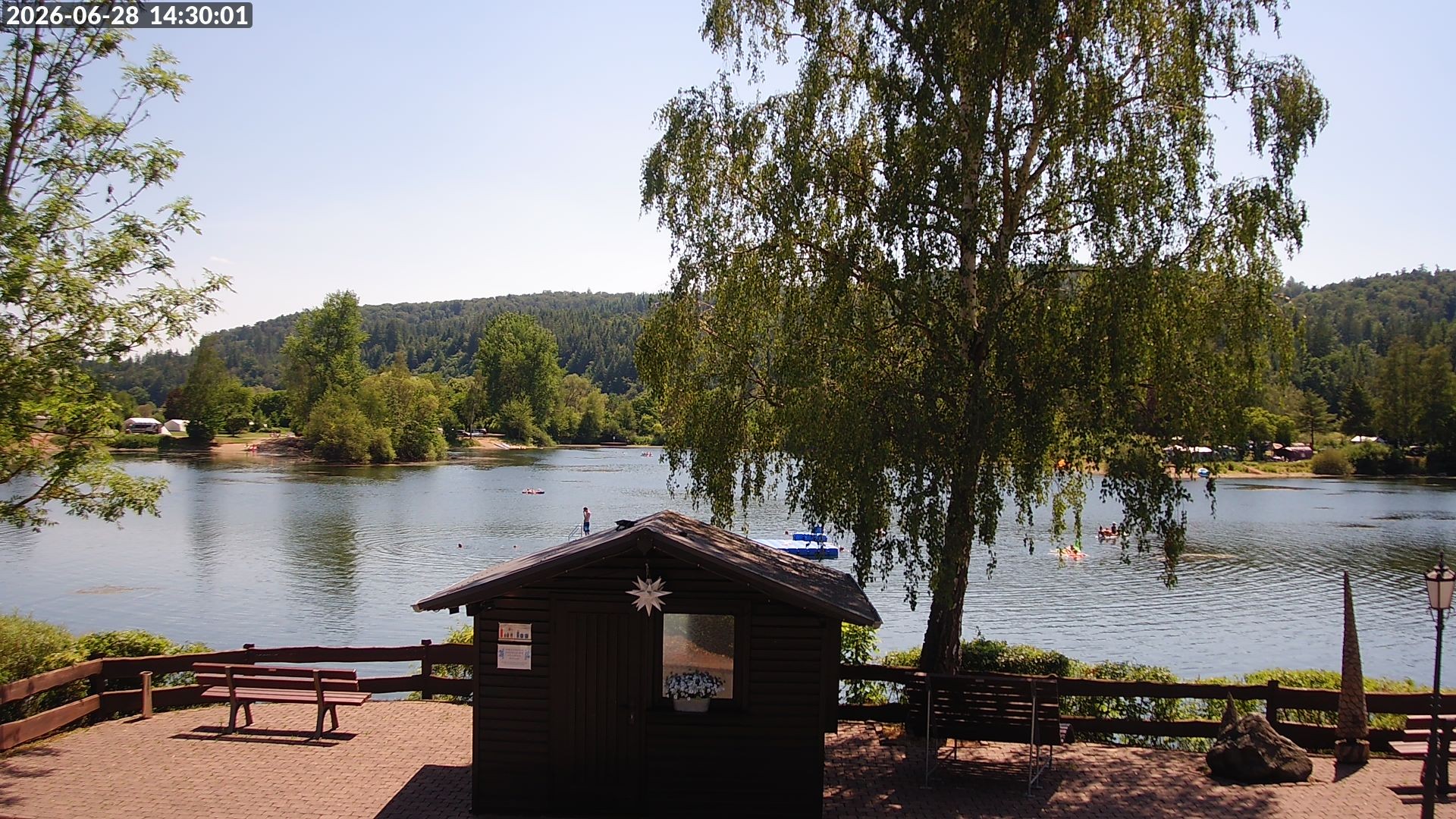 Archiv Foto Webcam Edersee: Campingpark Teichmann