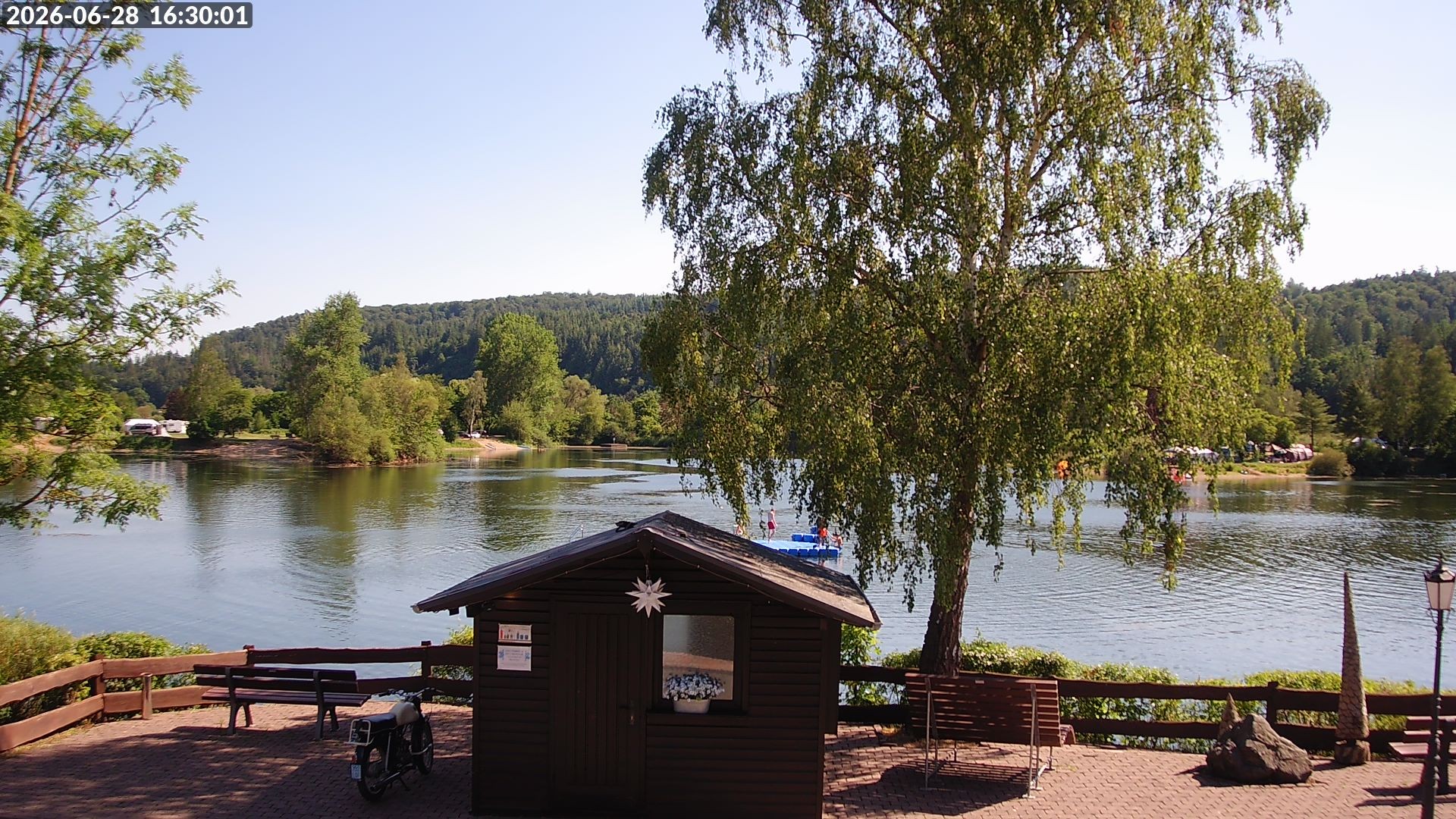Archiv Foto Webcam Edersee: Campingpark Teichmann